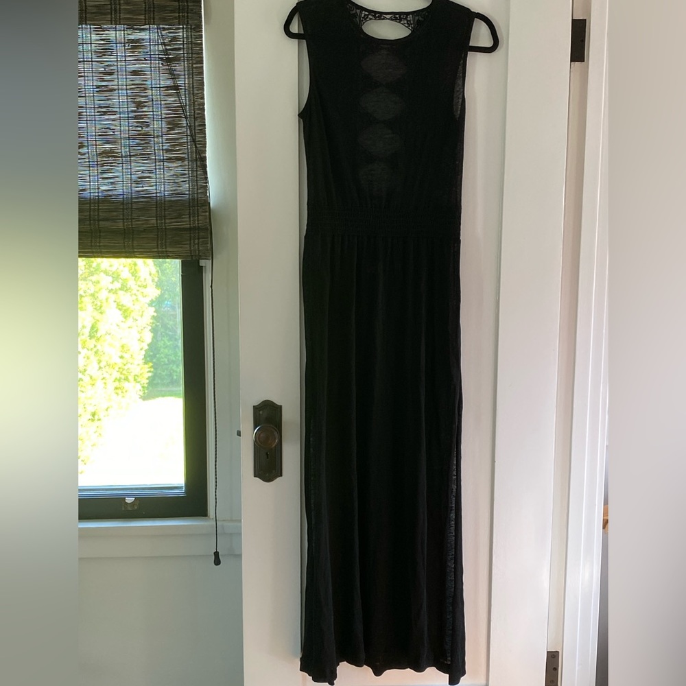 Cute Women’s Sleevless Nightcap Black Sleeveless Maxi Dress Sz 2